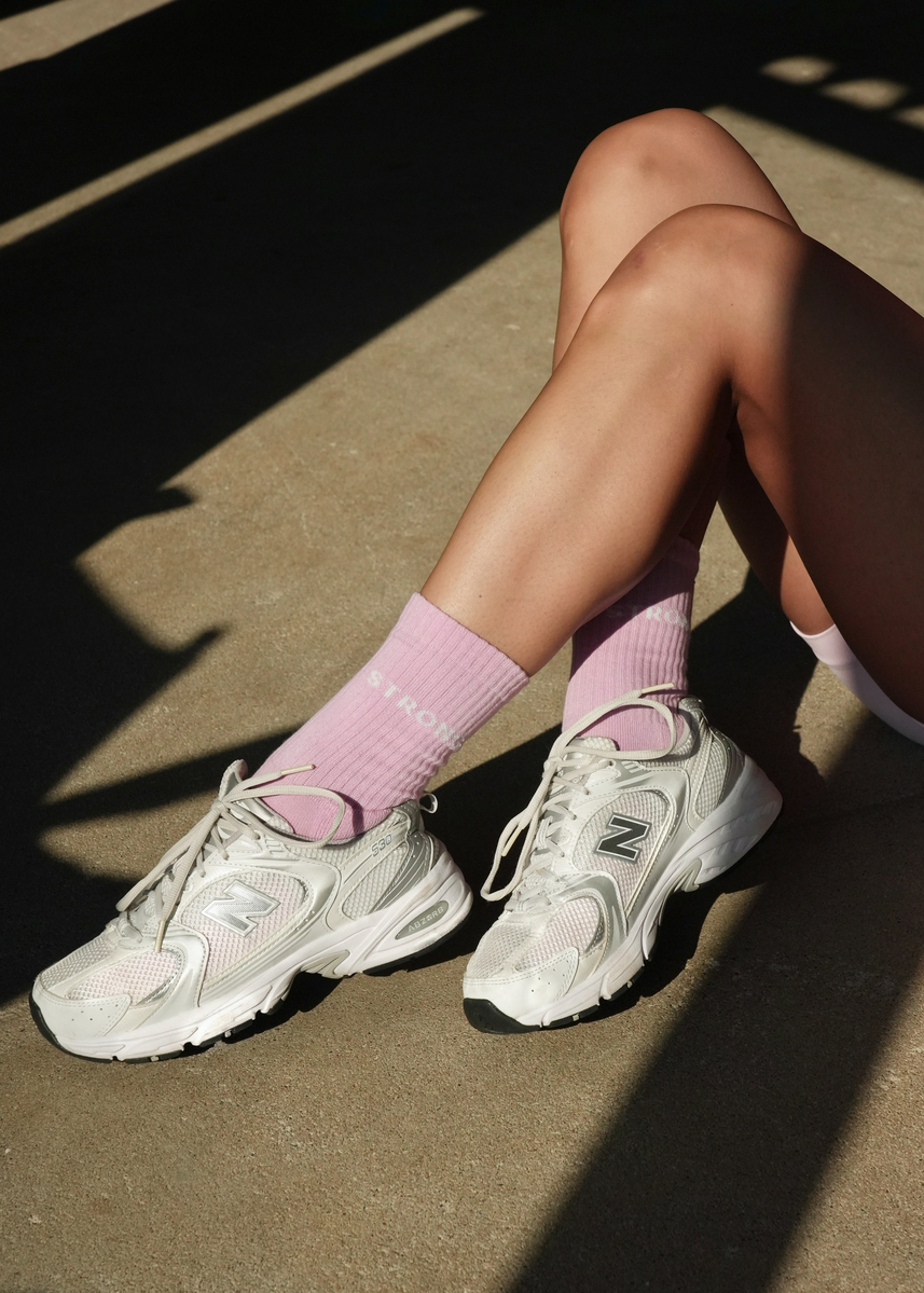 90's Socks Pink