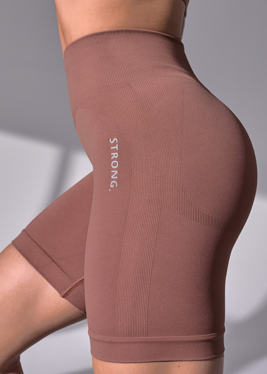 Bikery Bezszwowe Second Skin, Push Up (Mocha Mousse)