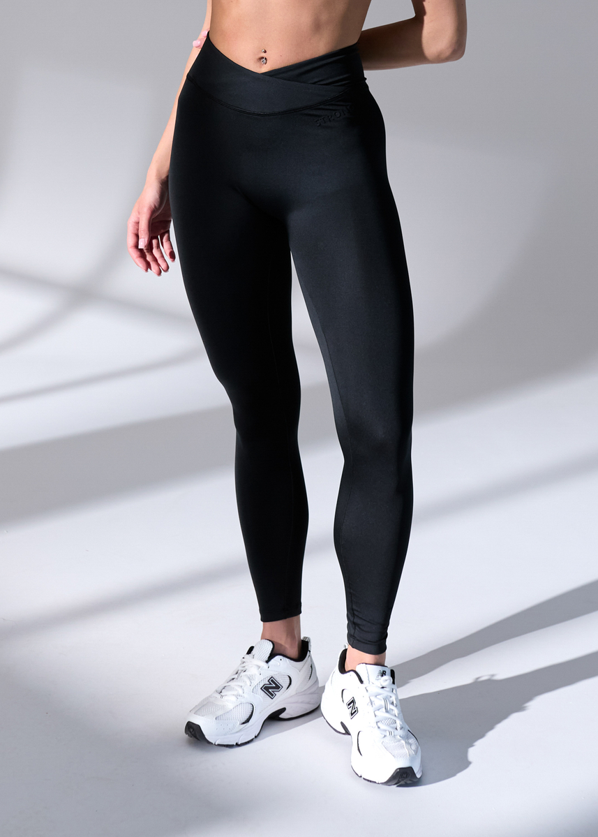 Legginsy Cross Waist (Black)